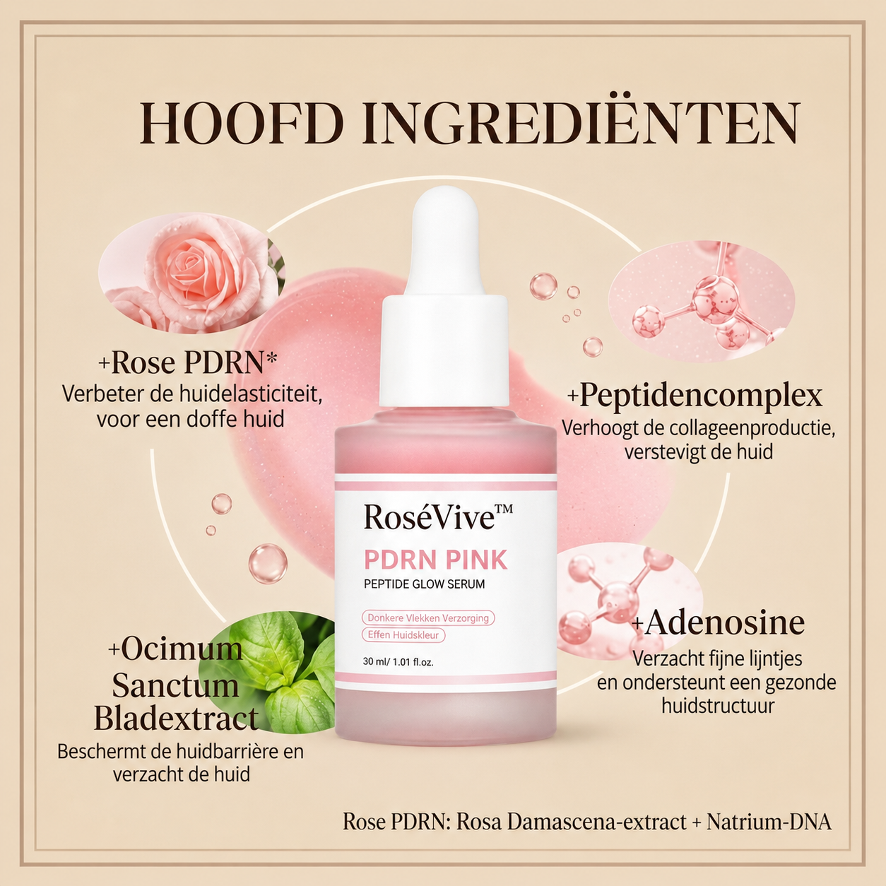 RoséVive™ Peptide Glow Serum